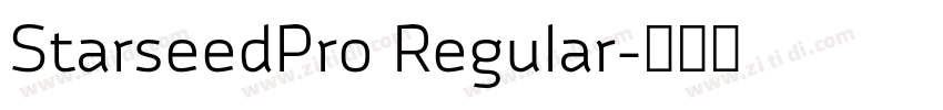 StarseedPro Regular字体转换